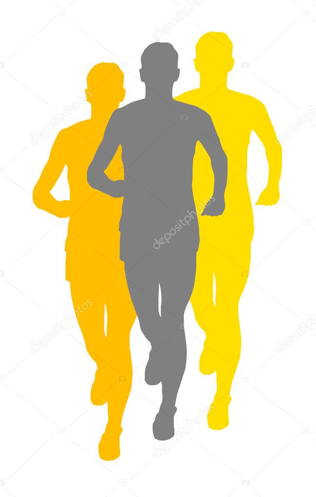 Athletics sport graphic in vector quality