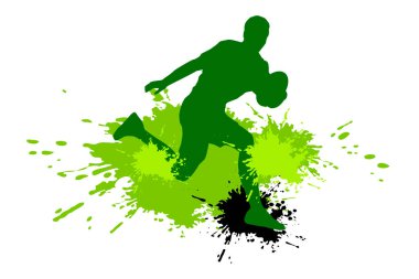 Vektör kalitesinde ragbi sporu grafiği