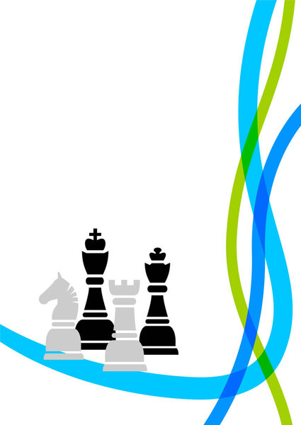 Chess graphic in vector quality.