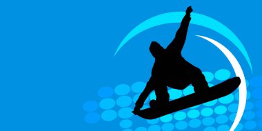 vektör kalitesinde kış alp sporu grafiği