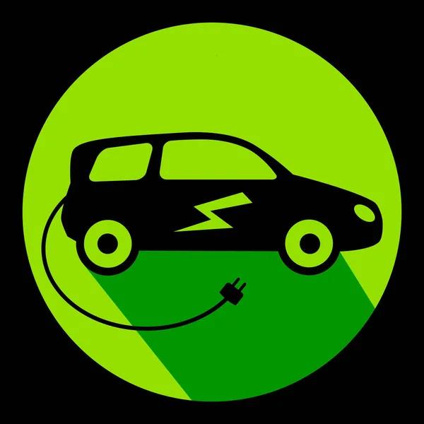 Grafica Auto Elettriche Qualità Vettoriale — Vettoriale Stock