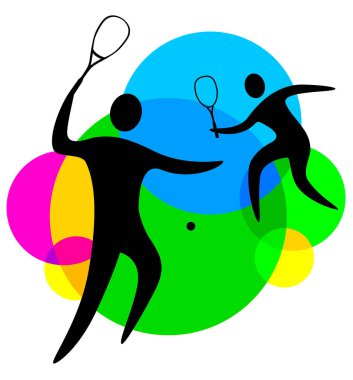 Vektör kalitesinde ezme sporu grafiği.