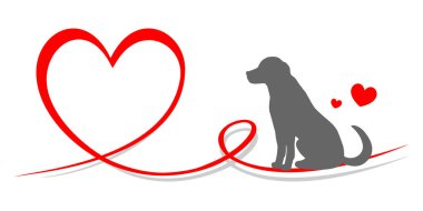 Vektör kalitesi köpek olan hayvan grafiği.