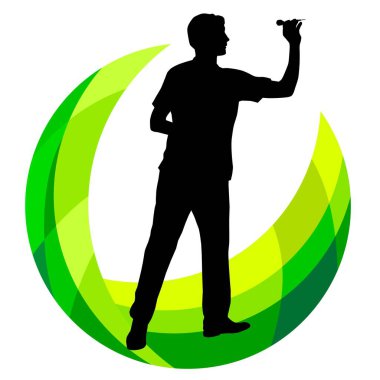 Vektör kalitesinde dart grafiği