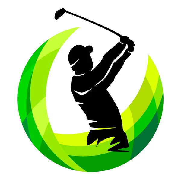 Golf Sport Grafika Jakości Wektora — Wektor stockowy