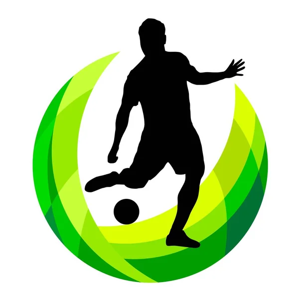 Logo Sport Football Qualité Vectorielle — Image vectorielle