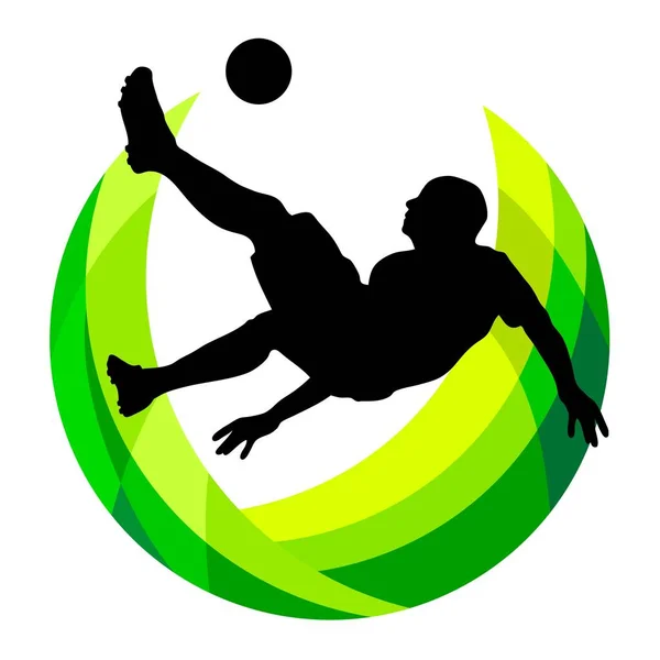 Logo Sport Football Qualité Vectorielle — Image vectorielle