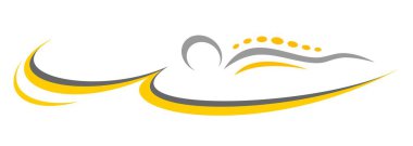 Vektör kalitesinde masaj logosu.