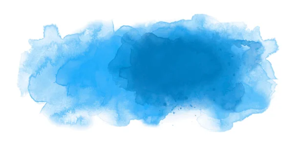 Fond Aquarelle Vecteur Abstrait Bleu — Image vectorielle