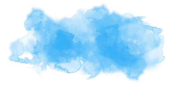 Abstrakter Vektor Aquarell Hintergrund Blau — Stockvektor