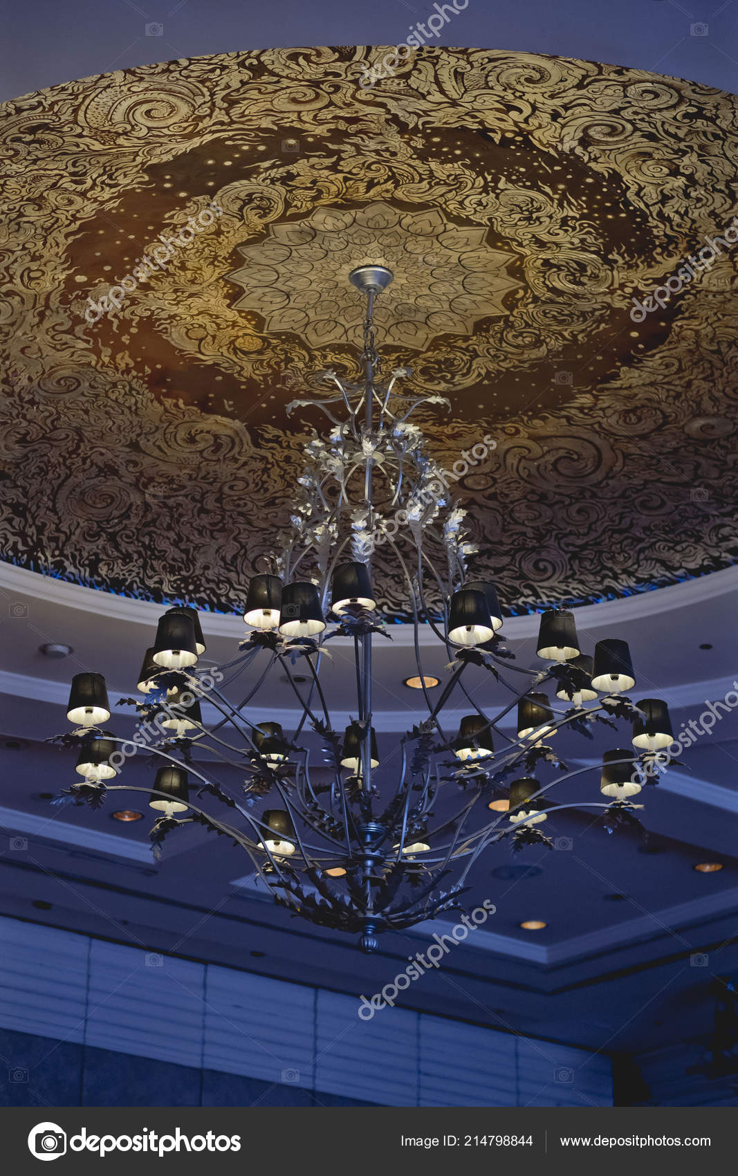 Art Contemporain Lustre Lustre Moderne Suspendu Avec Plafond