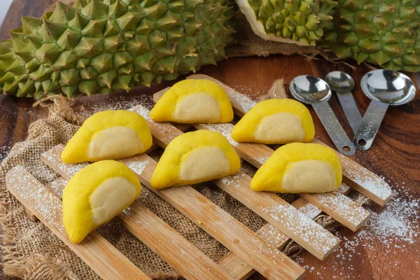 Durische Und Gesalzene Eierplätzchen Mit Durischer Form Knusprige Kekse — Stockfoto