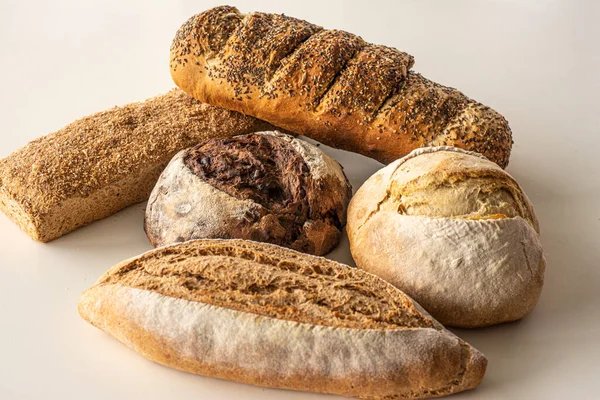 Bread Varieties Table Stock Picture