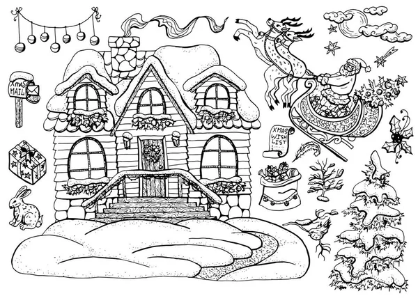 Picture: outlines of to color | Coloring page outline of a chicken atop