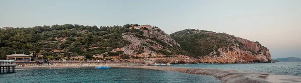 Blick Auf Den Türkischen Ferienort Konakli Stockbild