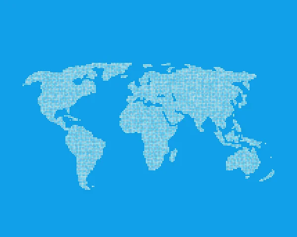 Mapa Mundial Branco Como Elemento Infográfico Conceito Globo Terrestre Partir — Vetor de Stock