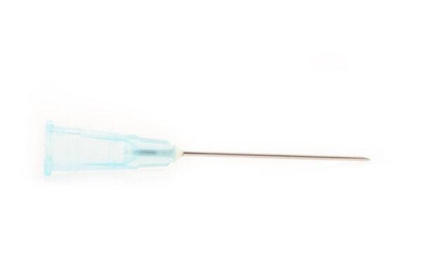 syringe isolated on white background.Empty syringe