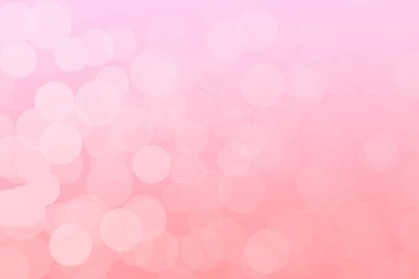 Bokeh bulanık efektli soyut pembe arkaplan, yumuşak ışık arkaplan resimli bokeh arkaplan