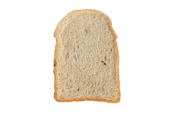Volkoren Brood Geïsoleerd Witte Achtergrond — Stockfoto
