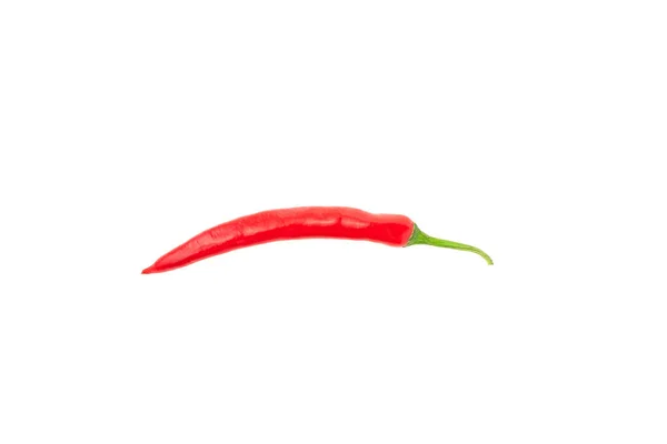 Fresh Red Chilli Isolated White Background — Stock Photo, Image