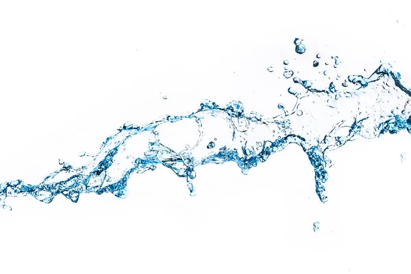 Water Splash Isolated White Background — Stock Photo, Image