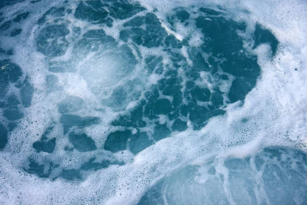 Közelkép Teljes Képkocka Nagylátószögű Buborékvíz Egy Fürdőben — Stock Fotó