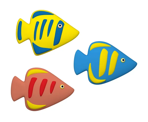 Illustration Fish Modeling — Stock Photo, Image