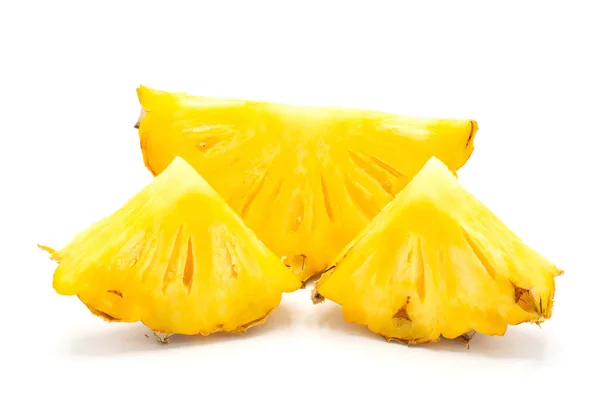 Mogen Färsk Ananas Isolerad Vit Bakgrund — Stockfoto