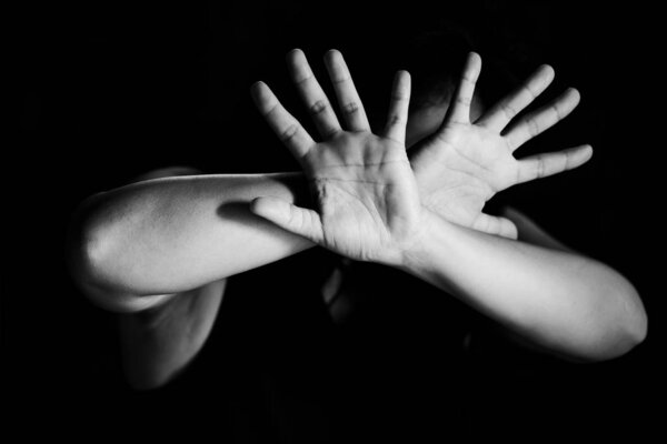 Stop Sexual abuse Concept, stop violence against Women