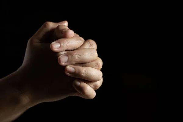 Ideias religiosas, orando a Deus — Fotografia de Stock