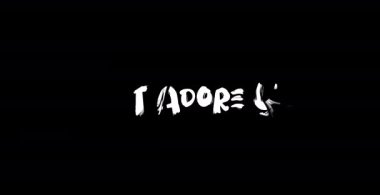 I Just Tapore You-Love Grunge Geçiş Efekti Metin Tipografisi Siyah Arkaplan Animasyonu