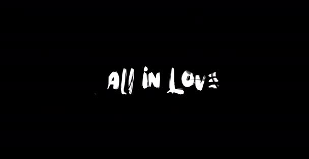 Fall Love Love Citation Grunge Transition Effet Typographie Texte Animation — Video