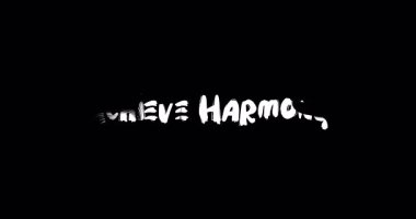 Uyum-İlham Veren Alıntı Grunge Metin Tipografisi Animasyon Grunge Geçiş Efekti Çözümleme Efektini Başar