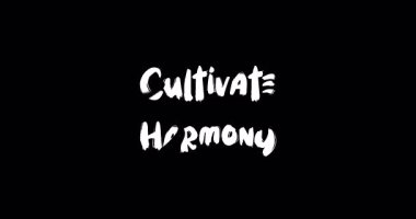 Ahenk Motivasyonu Artırma Tipografisi Metin Animasyon Animasyon Geçiş Efekti Çözümleme Efekti