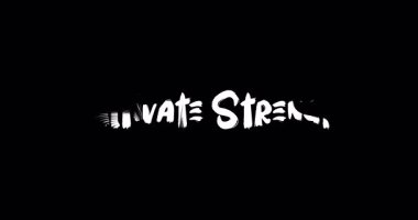  Güçlü Ol. -Motivasyonel Tırnak Tipografisi Metin Animasyonu Grunge Geçiş Efekti Çözümleme Efekti