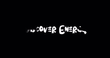 Enerji Motivasyonlu Tipografi Metni Animasyon Grunge Geçiş Efektini Keşfet