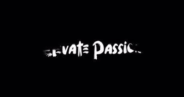 Tutku İlhamını Arttır Grunge Metin Tipografisi Animasyon Grunge Geçiş Efekti Çözümleme Efekti