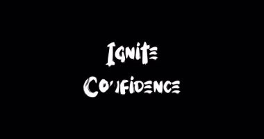  Ateşleme Özgüveni Motivasyonal Tırnak Tipografisi Metin Animasyon Grunge Geçiş Efekti Çözümleme Efekti