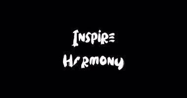 Ahenk İlham Verme.-Motivasyonel Tırnak Tipografisi Metin Animasyon Grunge Geçiş Efekti Çözümleme Efekti