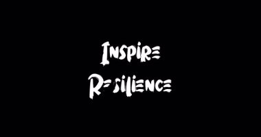 Dayanıklılık İlham Verin.-Motivasyonel Tırnak Tipografisi Metin Animasyonu Grunge Geçiş Efekti Çözümleme Efekti