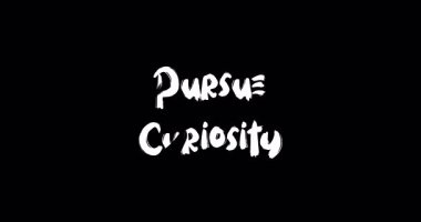 Curiosity-Motivational Typography Metin Animasyon Grunge Geçiş Efektini İzle