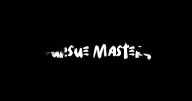 Ustalık Motivasyonunu Takip Et Typography Metin Animasyon Grunge Geçiş Efekti Çözümleme Efekti