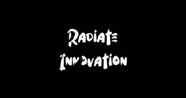 Radyasyon İnovasyon Motivasyonal Tırnak Tipografisi Metin Animasyon Grunge Geçiş Efekti Çözümleme Efekti