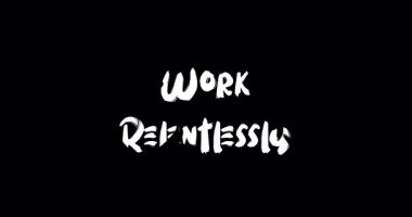 Acımasızca İlham Veren Çalışmalar Grunge Metin Tipografisi Animasyon Grunge Geçiş Efekti Çözümleme Efekti