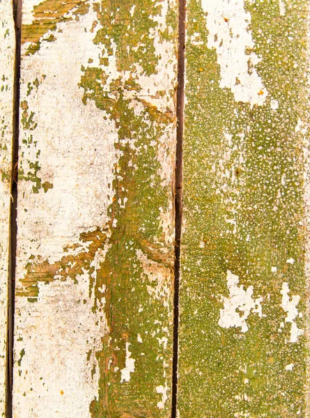 Old Wooden Background Shabby Green Paint — Stock Photo, Image