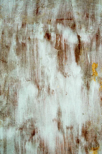 Old Sheet Metal Rust Peeling White Paint — Stock Photo, Image