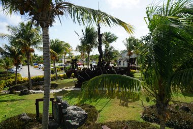 Park dinlenme alanı. Gemi. Cayo Santa Maria. Küba.