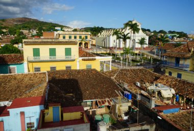  Palacio Cantero Gözcü Kulesi 'nden Trinidad' ın görüntüsü.