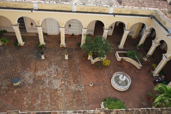 Courtyard Palacio Cantero View Watchtower Palacio Cantero Trinidad Cuba — Stock Photo, Image