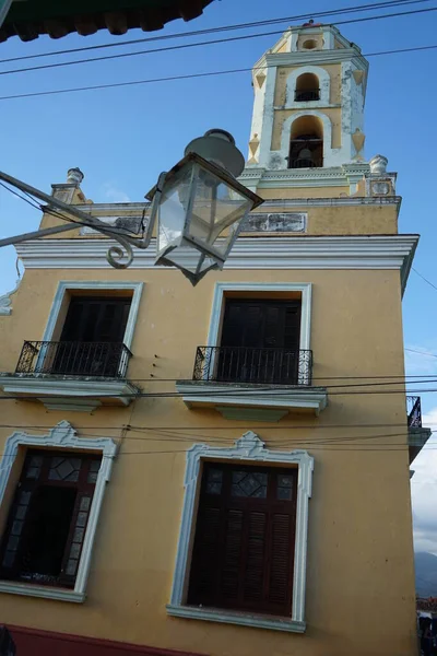 Stadsarkitektur Trinidad Stad Provinsen Sancti Spiritus Centrala Kuba Det Ett — Stockfoto